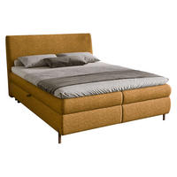 BOXBETT Evia - H3 - Braun, Holzwerkstoff/Textil (160/200cm) - MIRJAN24