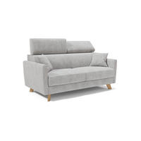 SCHLAFSOFA Francy - Grau, Metall (180/92/97cm) - Divani.store