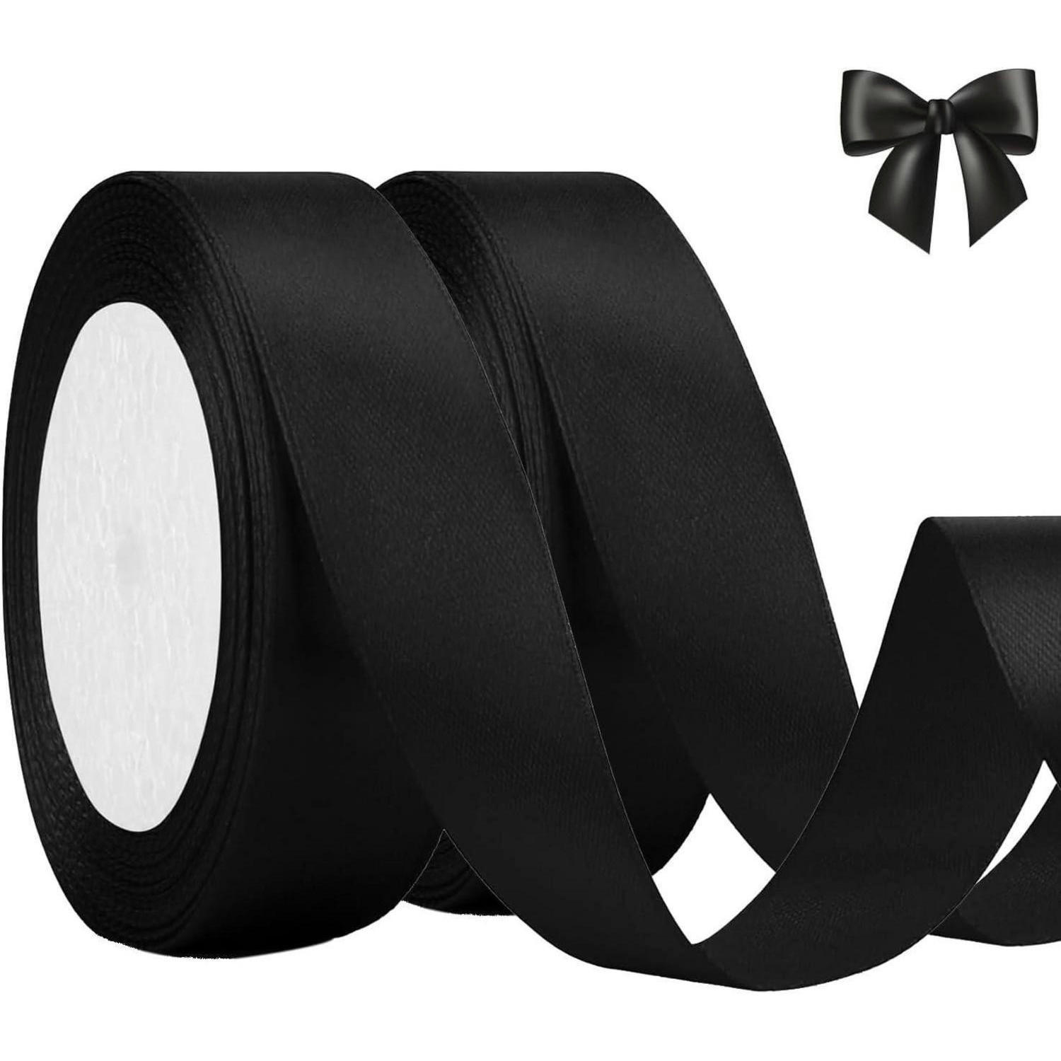 GESCHENKBAND Schwarz 44 m x 20 mm - Schwarz, Textil (2/0.1/2200cm)