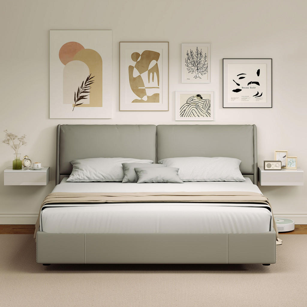 Thumbnail - Homcom Nachttisch, Weiß, Holzwerkstoff, Rechteckig, 30x14x40 cm, Schlafzimmer, Nachttische