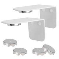 MAGNET-SEIFENHALTER PUREZZA 2er-Set weiß - Weiß, Metall (4.5/4.5/8cm) - bremermann