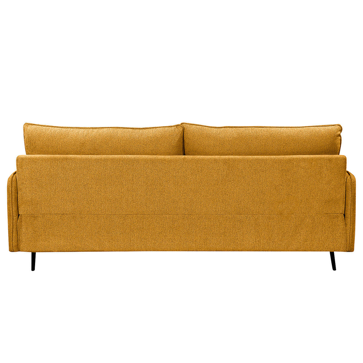 3-SITZER SOFA - Webstoff - Gelb/Schwarz, Textil (193/87/83cm) - home24