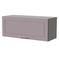 KLAPPHÄNGESCHRANK Bari W4B/90 Grau / RAL 4009 pastellviolett 90 / 32,5 / 36cm Blum Avenots Klappenbeschlag - Violett/Grau, Holz/Holzwerkstoff (90/36/32.5cm) - Feldmann-Wohnen