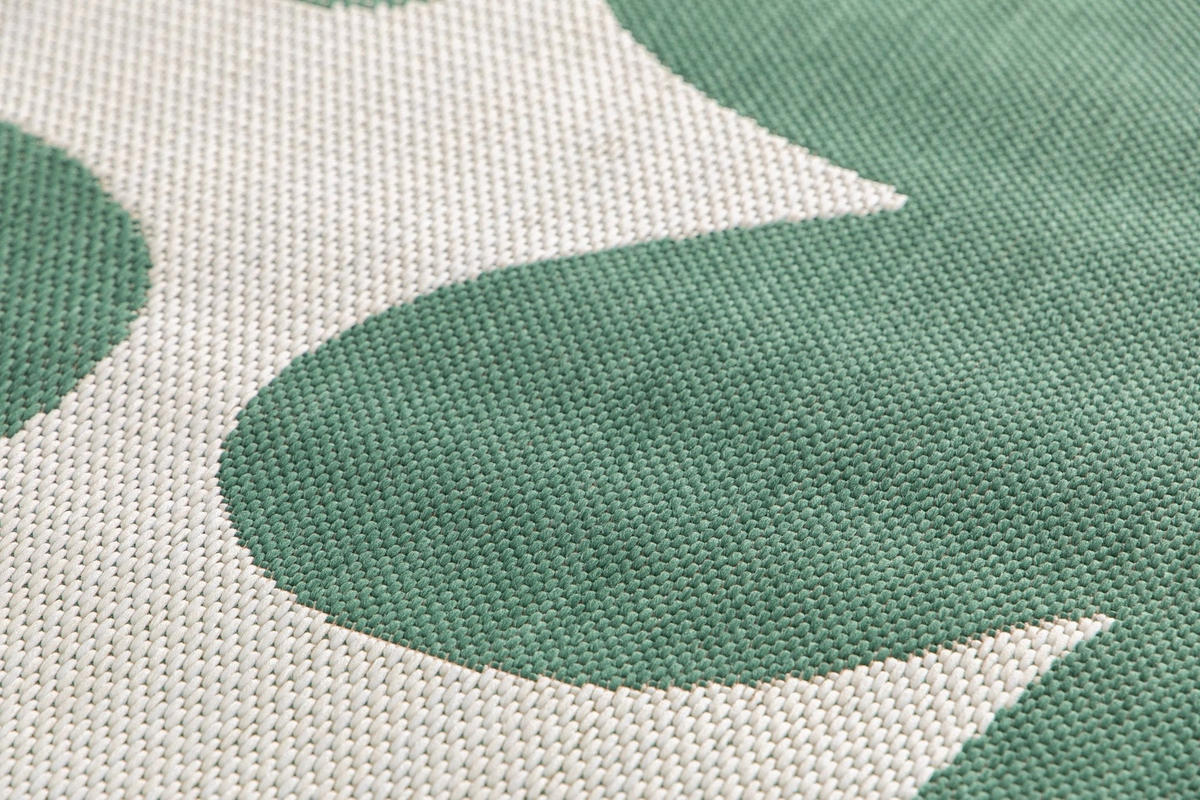 DESIGN Teppich für Innen und Außen grün - Grün, Textil (140/200cm) - AFK Living