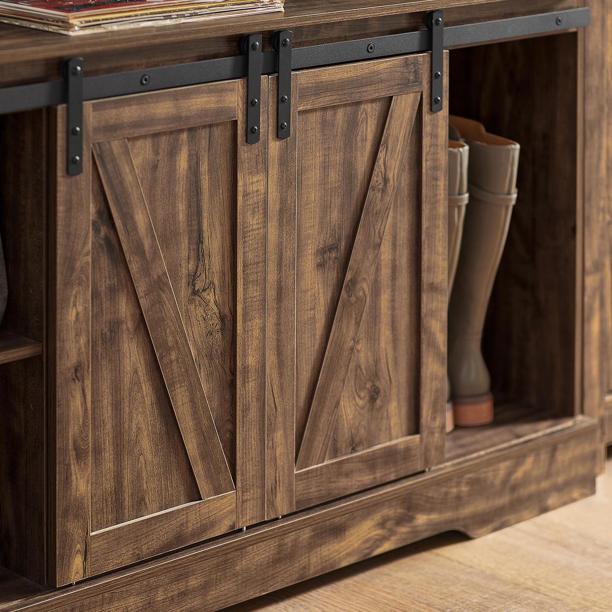 SIDEBOARD Vintage - Naturfarben, Holzwerkstoff (120/70/40cm) - SoBuy