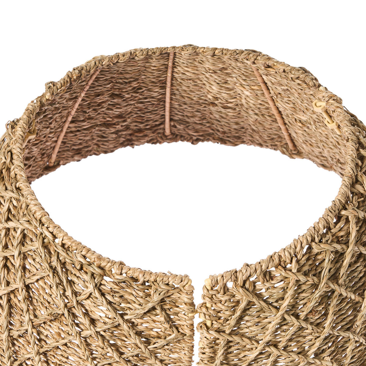 WEIHNACHTSBAUMKRAGEN 26 cm Naturfarben Bougie - Naturfarben, Naturmaterialen (26cm) - Beliani