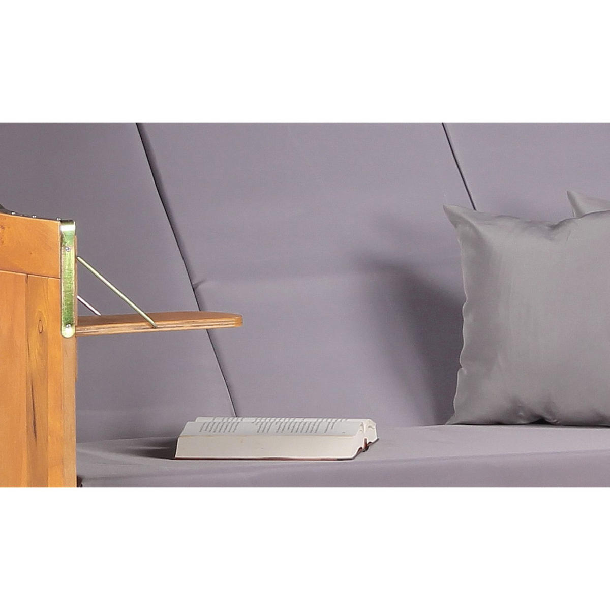 STRANDKORB XXL Ostsee 3Sitzer PE Schwarz - Graubraun/Braun, Metall (160/160/80cm) - Mr. Deko