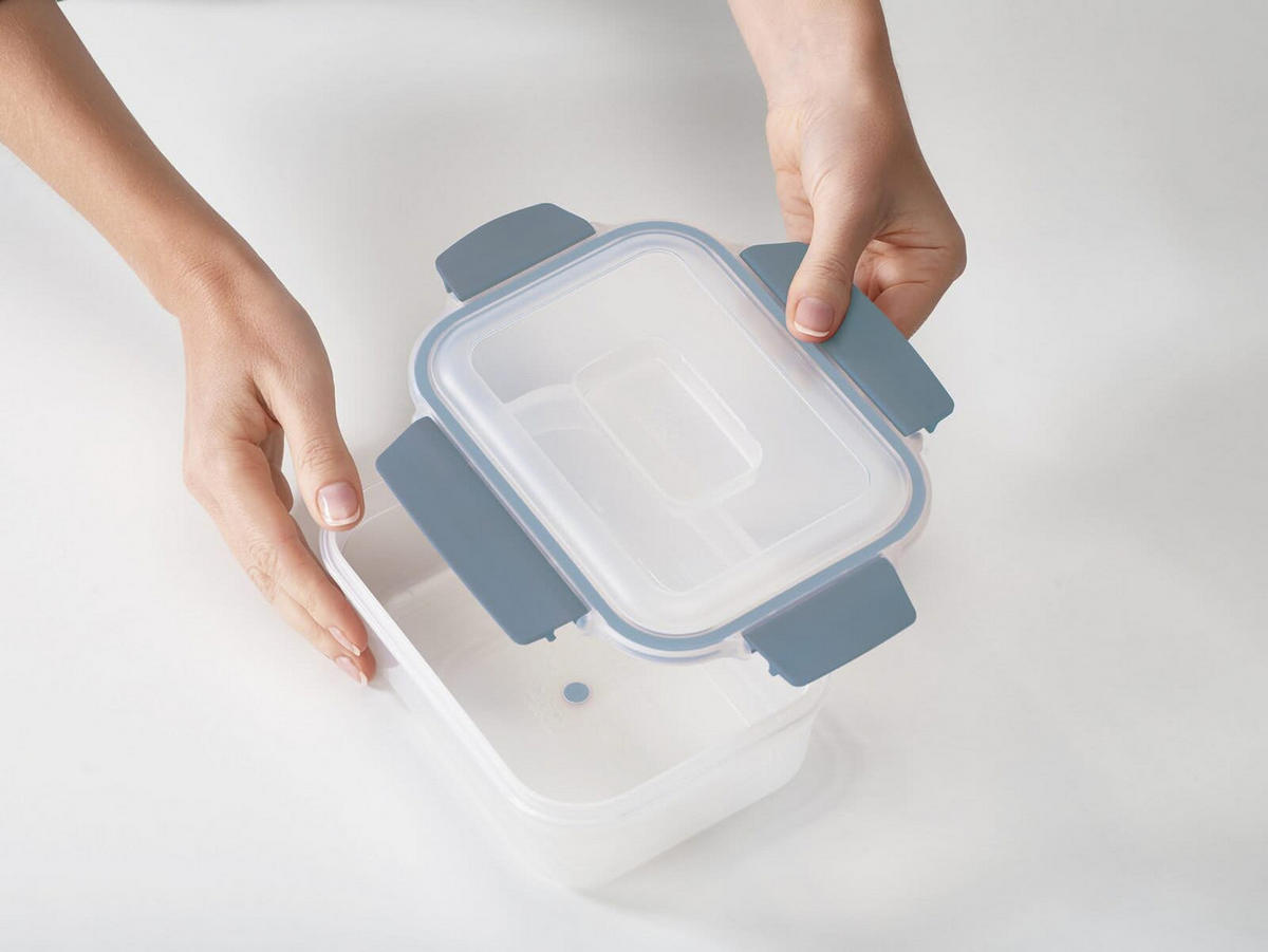 FRISCHE-TABLETT Lebensmittelbehälter Nest Lock Sky 5-teilig - Grau, Kunststoff (0.1L) - Joseph Joseph 