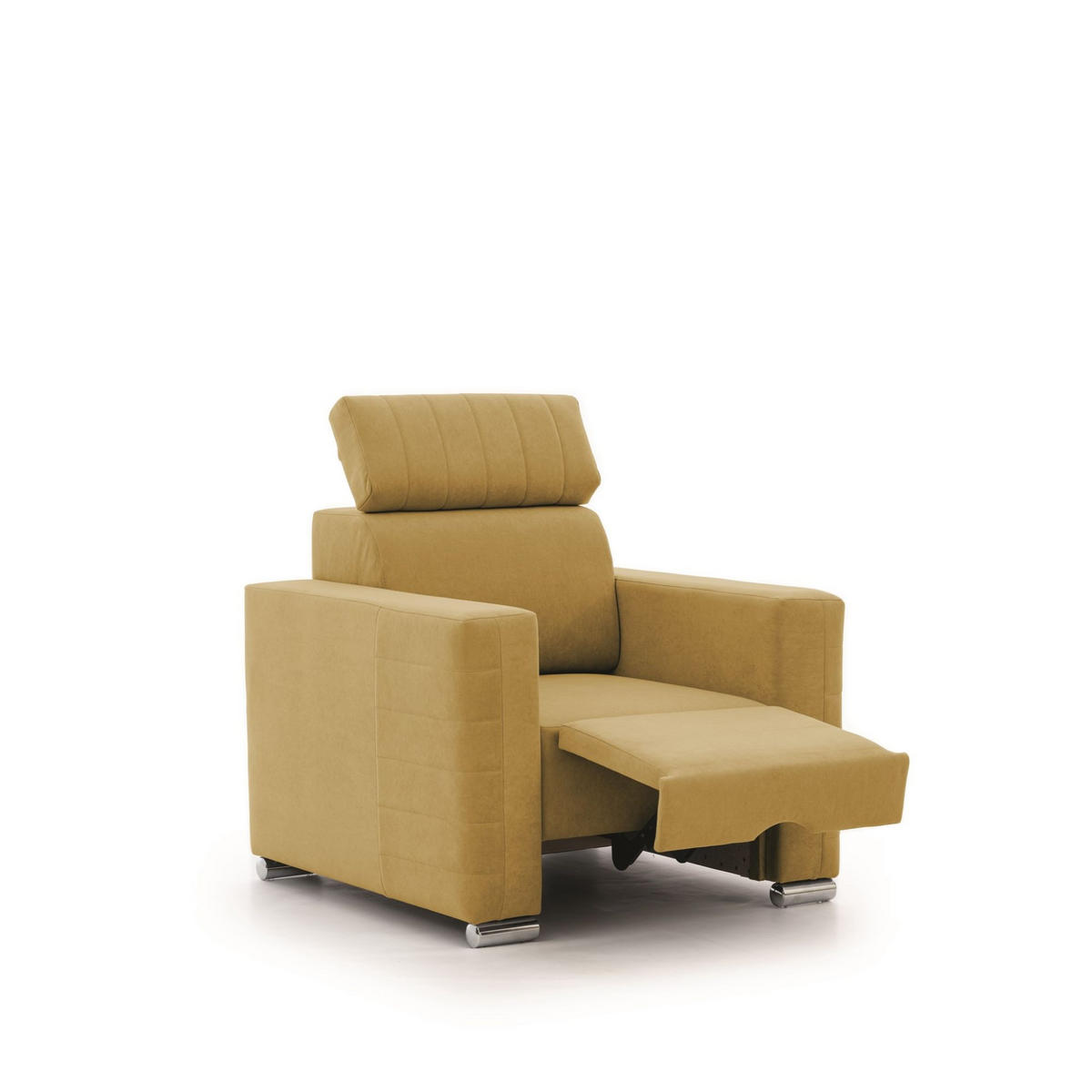 SESSEL Canton In Camelia - Gelb, Holzwerkstoff/Textil (94/92/93cm) - Fun Möbel
