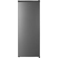 KÜHLSCHRANK ohne Gefrierfach groß - 242 Liter, freistehend, leise, silber - Silberfarben, Glas/Kunststoff (54.4/142.6/55.6cm) - homeX