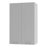 KÜCHENHÄNGESCHRANK Kvantum W4/60 Dust Grey Matt / Weiß Matt 60 / 32,5 / 96cm - Weiß/Grau, Holz/Holzwerkstoff (60/96/32.5cm) - Feldmann-Wohnen