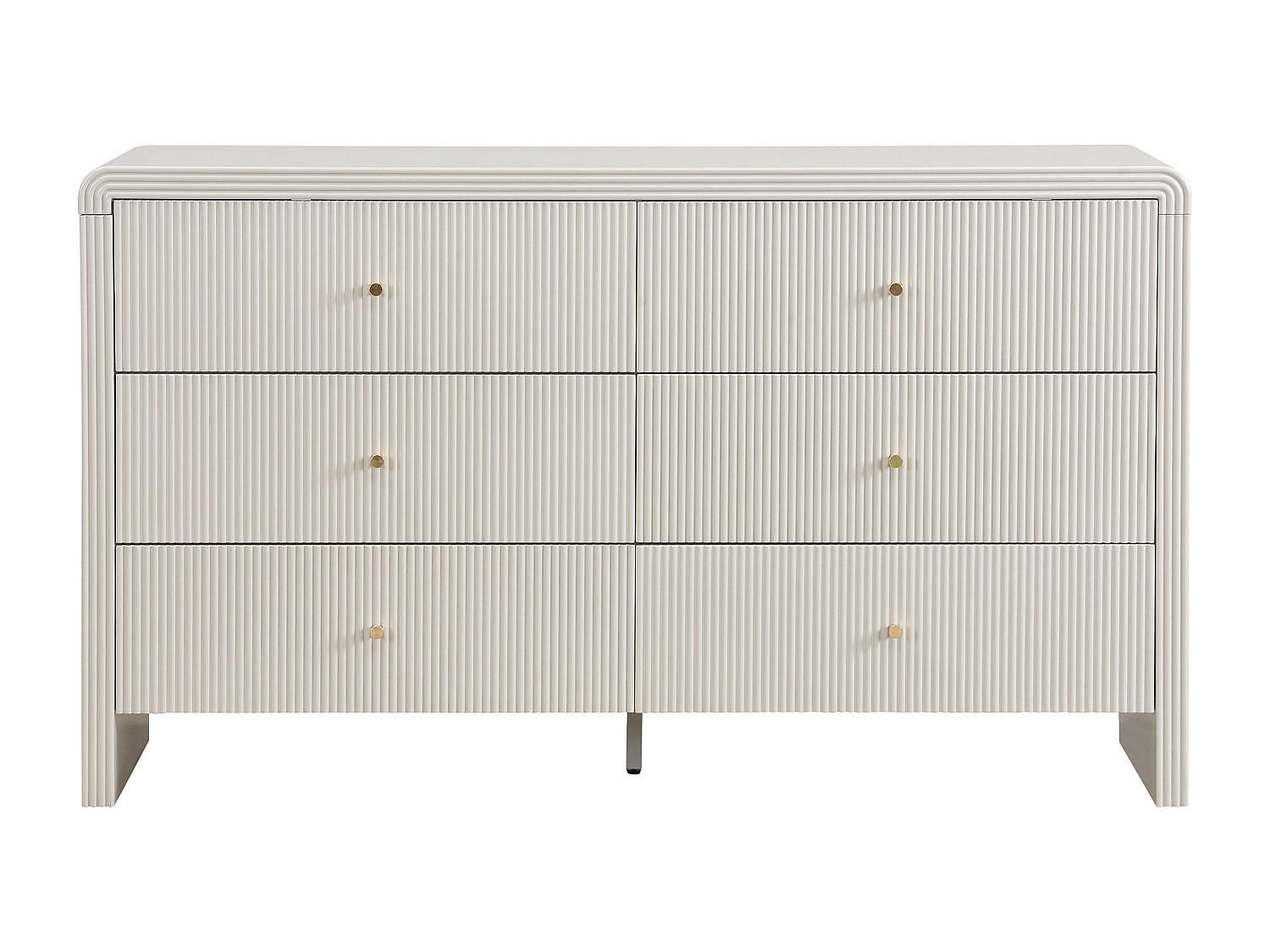 KOMMODE - 138.9 cm x 40 cm - holz - beige Mirenalo - Beige, Holz (138/81.9/40cm) - Vente-Unique