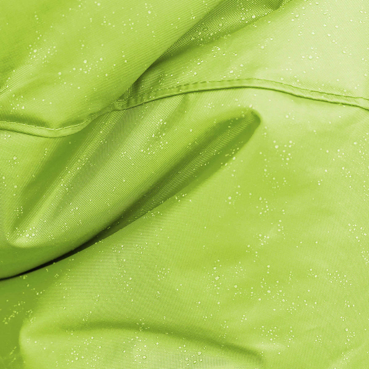 SITZPOUF Klassisch Rund - Limette/Grün, Kunststoff (38/20/38cm) - Veeva