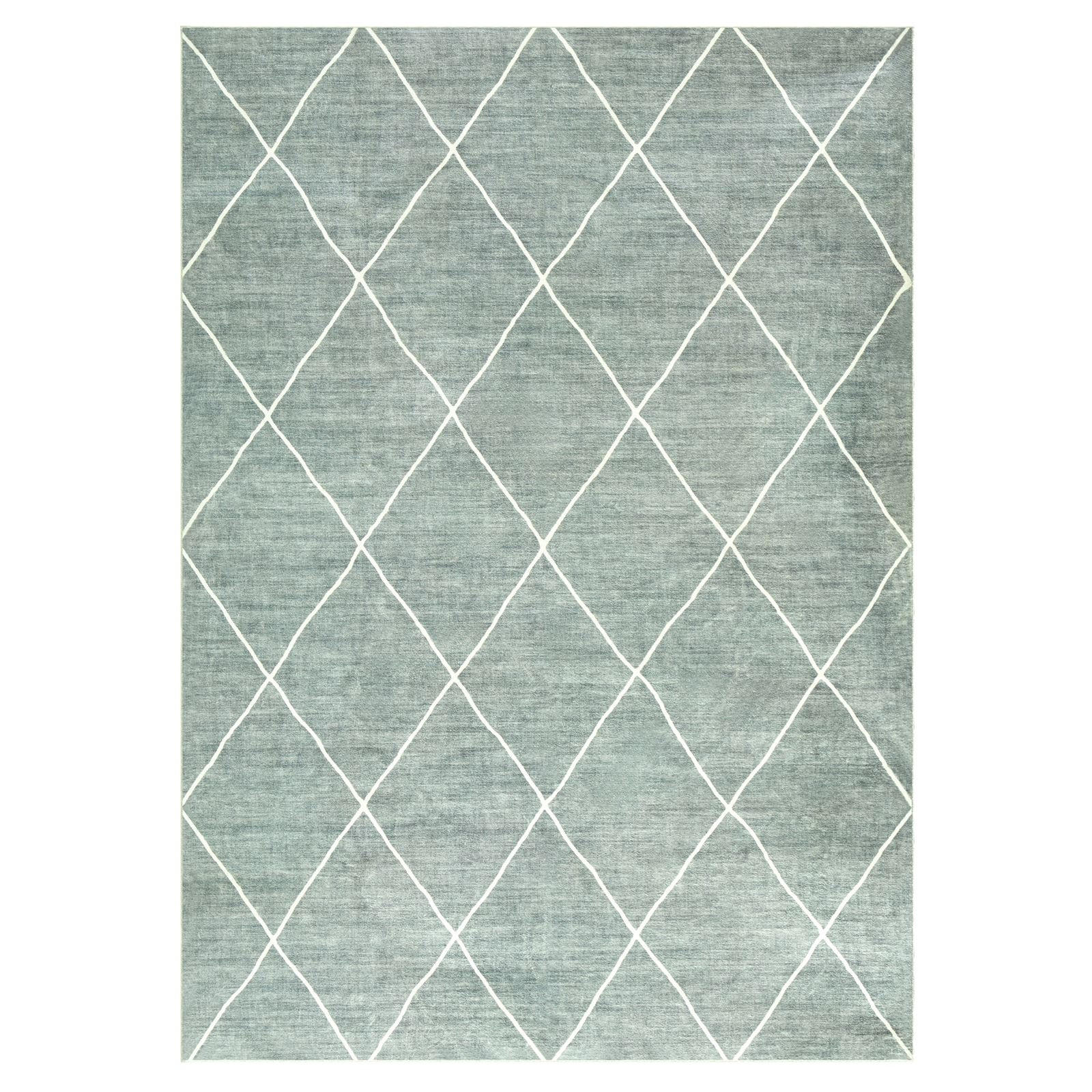 TEPPICH RHOMB - Jadegrün, Textil (160/230cm) - IDIMEX