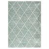 TEPPICH RHOMB - Jadegrün, Textil (160/230cm) - IDIMEX
