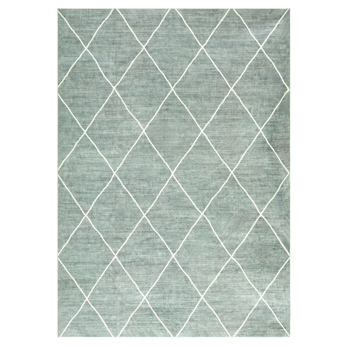 TEPPICH RHOMB - Jadegrün, Textil (160/230cm) - IDIMEX