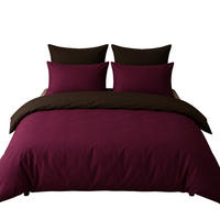 WENDEBETTWÄSCHE 5-teilig 200/200cm BRAUN-WEINROT - Braun, Textil (200/200cm) - ROLFNERS
