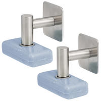 MAGNET SEIFENHALTER 2er Set, Edelstahl - Edelstahlfarben, Metall (6/6/6cm) - bremermann