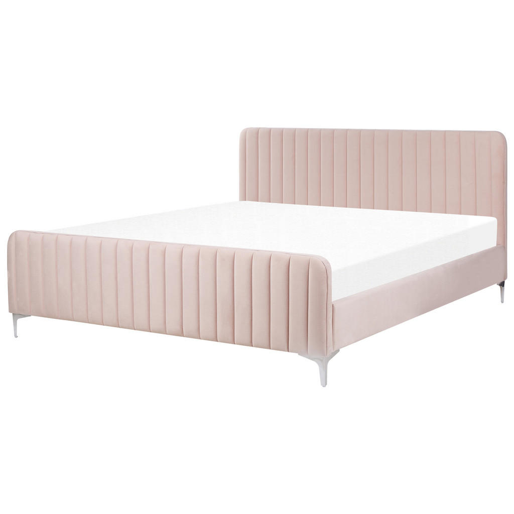 PAT TAPIȚAT 180/200cm roz pastel Lunan