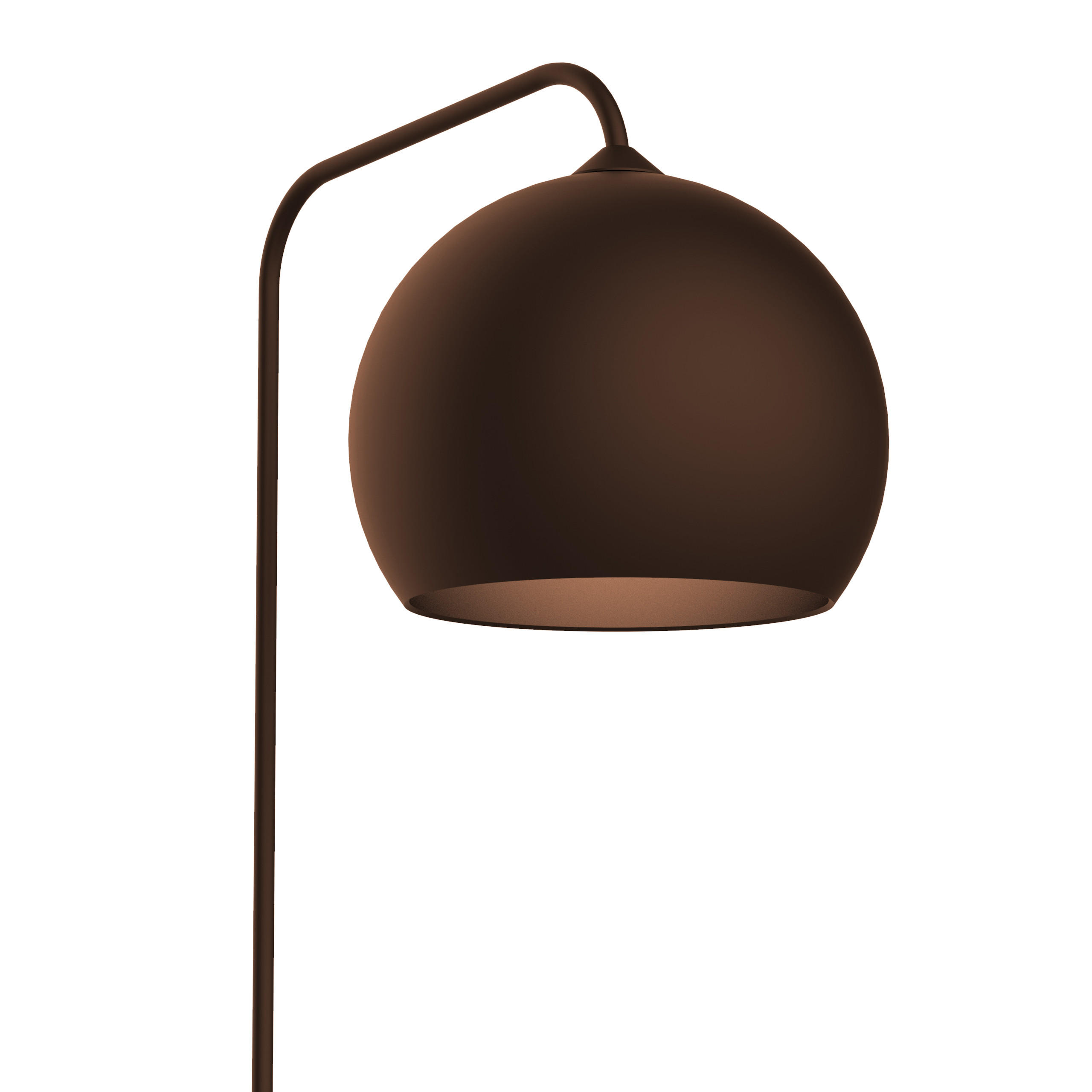 STEHLEUCHTE - Dunkelbraun, Metall (40/65/170cm) - Lumicom
