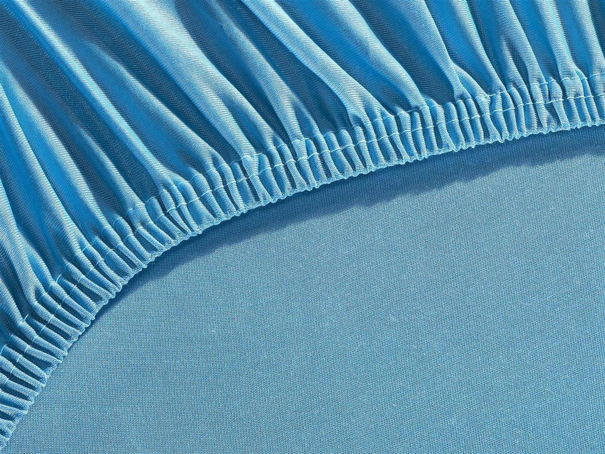 MIKROFASER-SPANNBETTLAKEN 140x200 Türkis - Türkis, Textil (140/200cm) - Carpe Sonno