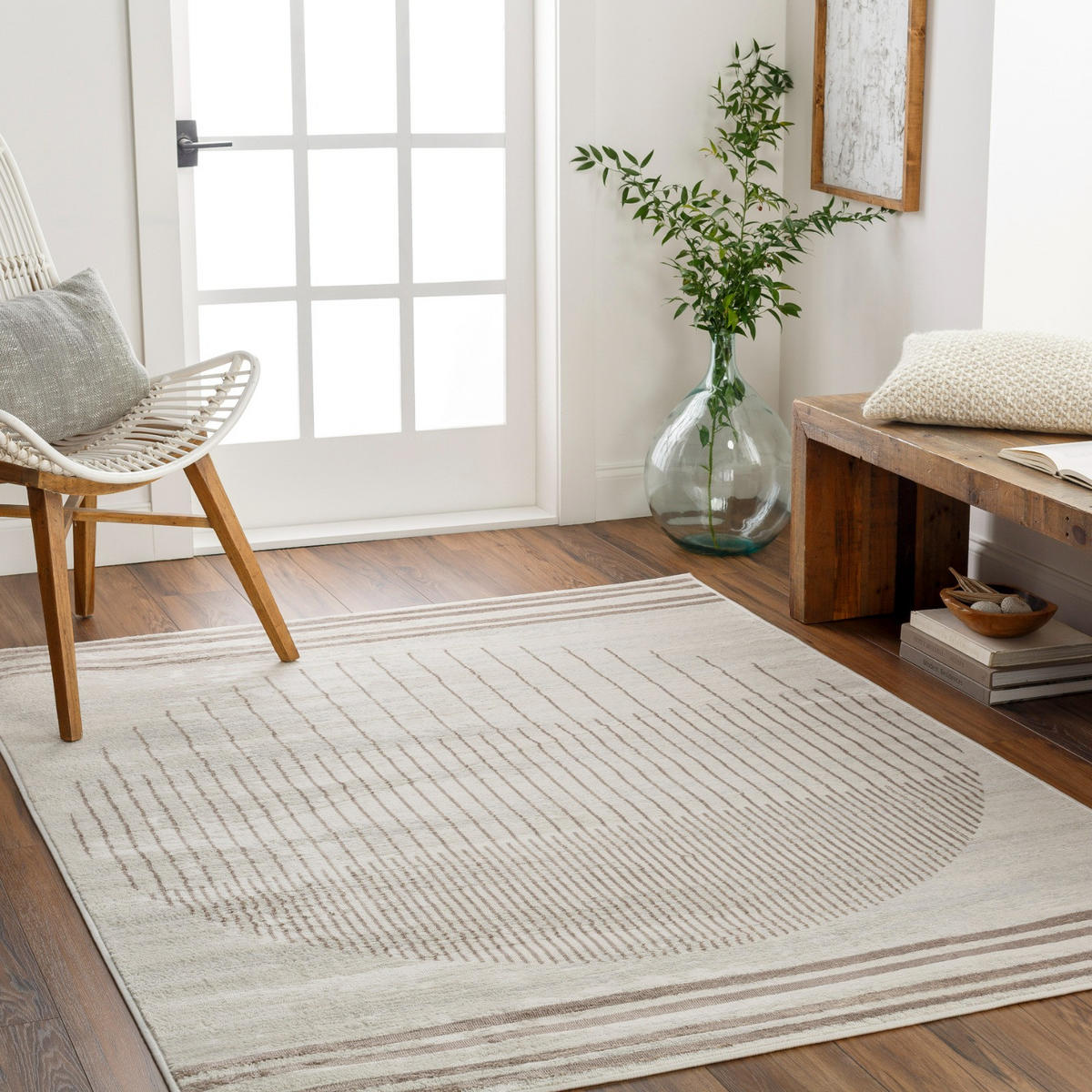 KURZFLORTEPPICH 200/275 cm Grau - Braun, Naturmaterialien/Textil (200/275cm) - LIVABLISS