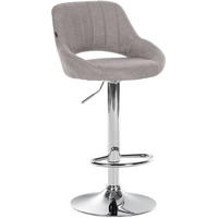 BARHOCKER Milet 48x47x85 cm grau - Grau, Textil (47/85/48cm) - furnicato