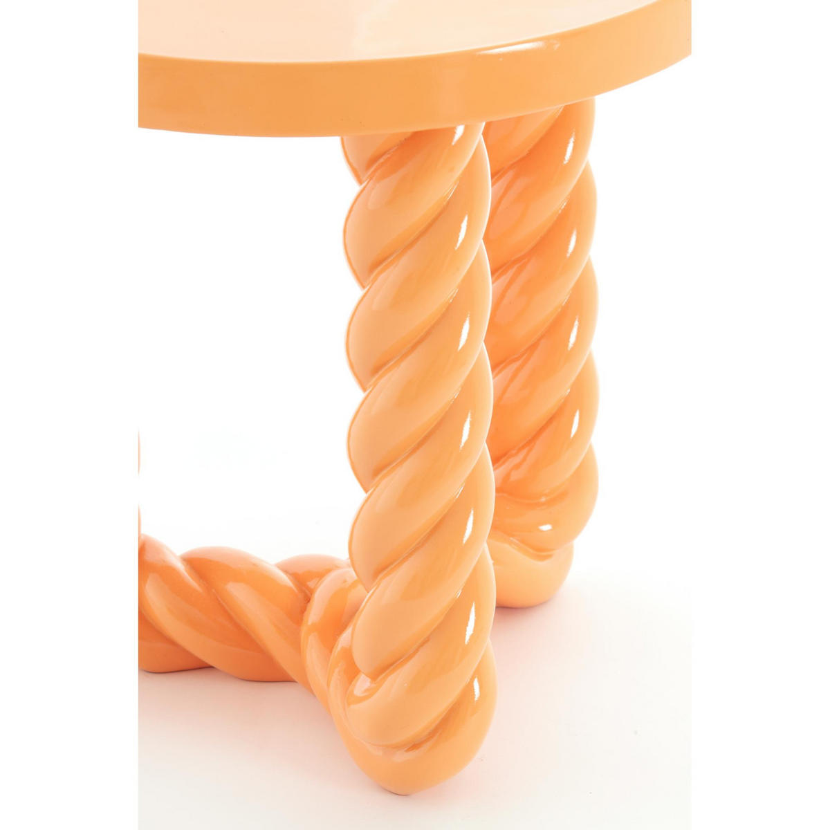 BEISTELLTISCH Vallejo Orange 46/46/46 cm - Orange, Kunststoff (46/46/46cm) - Light & Living