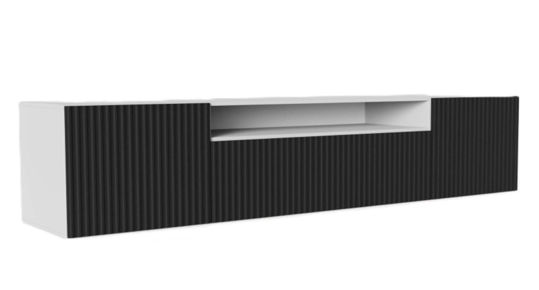 Sepro Meble Tv-Lowboard Schwarz 200x40x41 cm