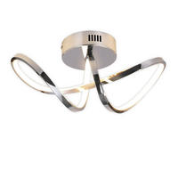 LED-DECKENLEUCHTE Marburg 34/14.5/17 cm - Silberfarben, Metall (34/14.5/17cm) - Nettlife