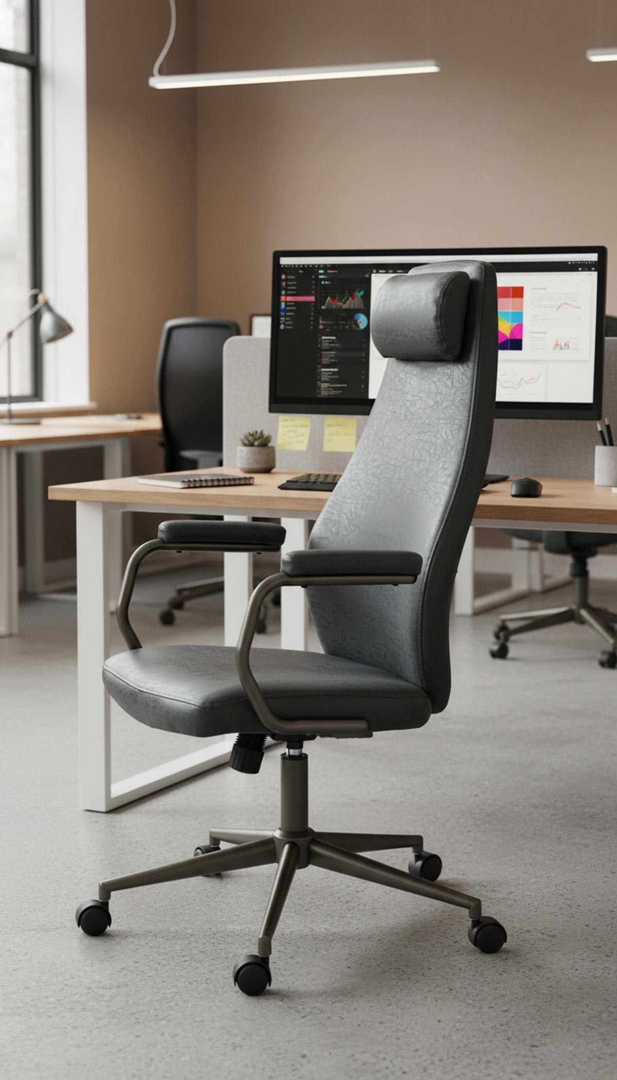 BÜROSTUHL Zephyr antik schwarz - Schwarz, Metall (62/137/66cm) - TPFLiving