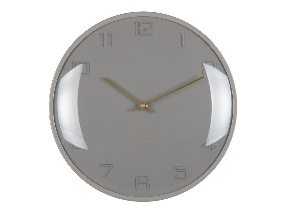 WANDUHR Fuerte Dome Grau 30.5/3/30.5 cm - Grau, Metall (3/30.5/30.5cm) - Karlsson