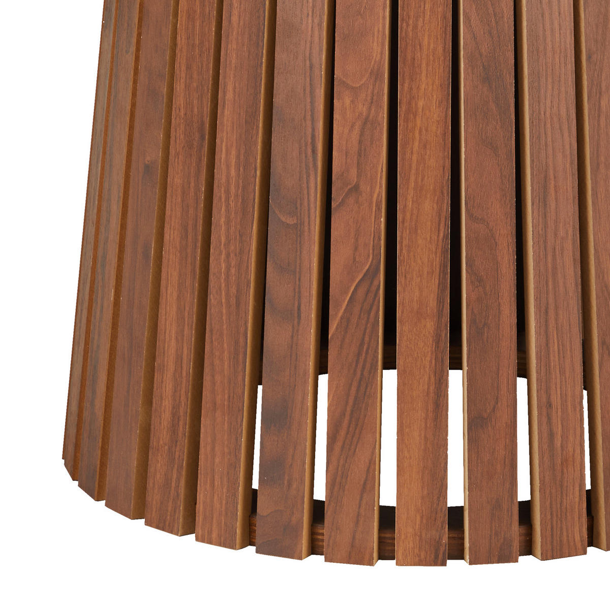 ESSZIMMERTISCH Liv Dunkles Holz Ø 110 cm - Dunkelbraun, Holzwerkstoff (110/110/75cm) - Happy Garden