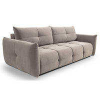 SOFA Cappuccino BASTO Gepolstert Mit Schlaffunktion - Multicolor, Naturmaterialien (245/86/110cm) - Sepro Meble