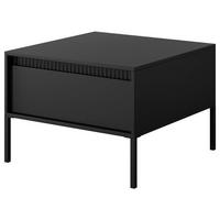 COUCHTISCH Schwarz 68/68/49 cm Sorano - Schwarz, Naturmaterialen/Metall (68/68/49cm) - Graingold