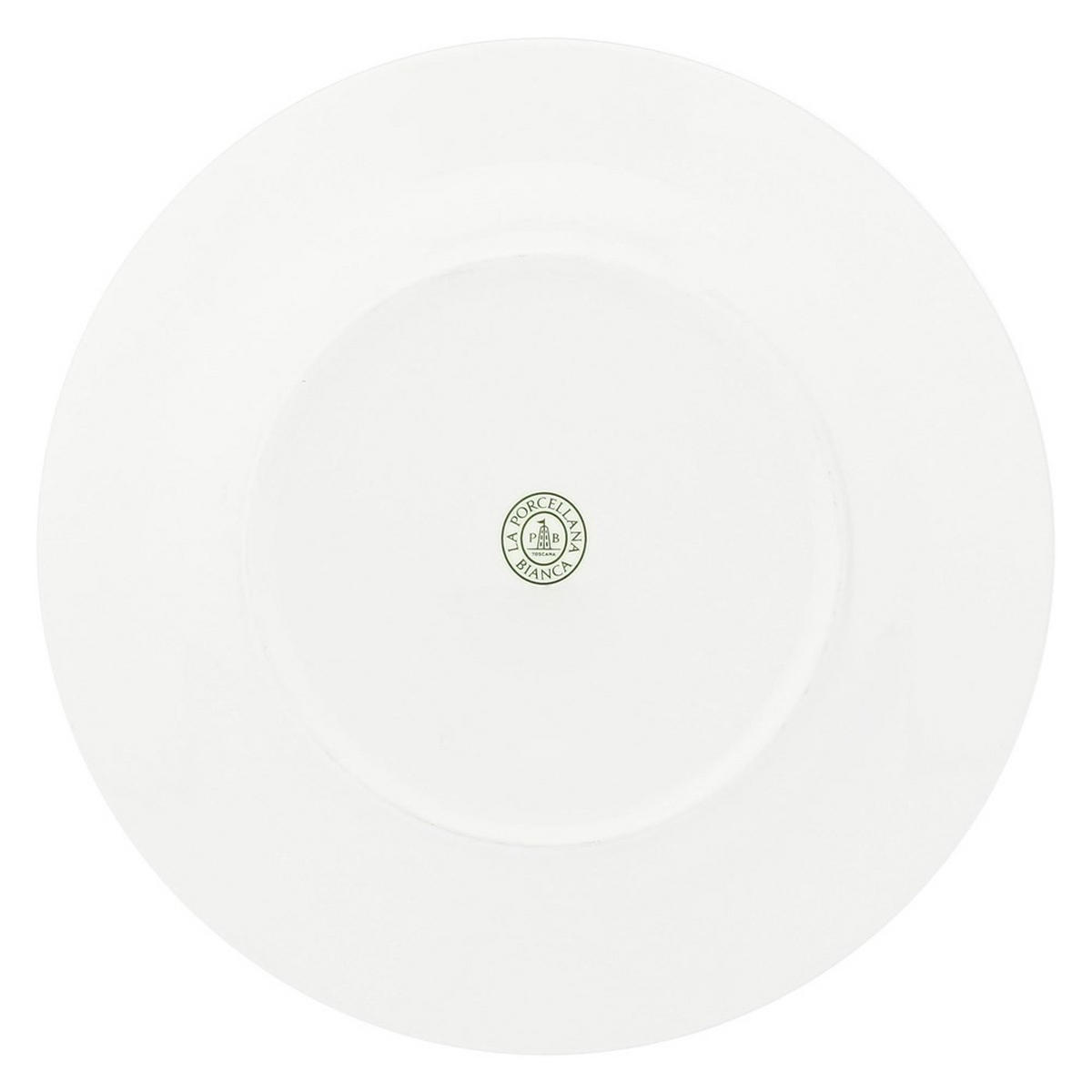 TELLER Weiß 27/27/2 cm P00420001FZ - Weiß, Keramik (27cm) - La Porcellana Bianca 