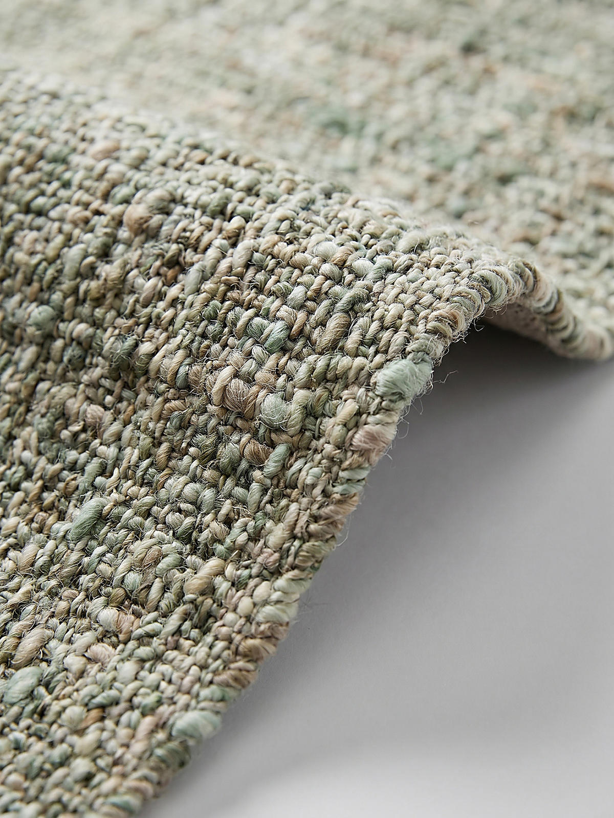 WOLLTEPPICH OTLEY, einfarbig, Grün, 200 x 290 cm - Grün, Textil (290/200cm) - KADIMA DESIGN