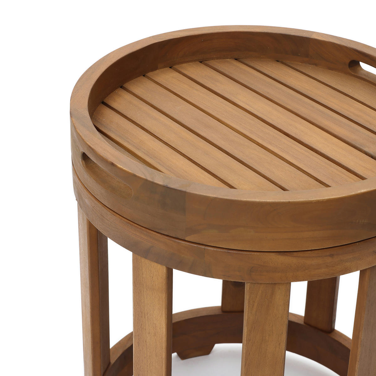 BEISTELLTISCH, Ø46 cm X H57 cm - Braun, Holz (46/46/57cm)