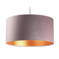 HÄNGELEUCHTE Gold 60/30 cm - Pink/Goldfarben, Kunststoff (60/1.1/30cm) - ONZENO