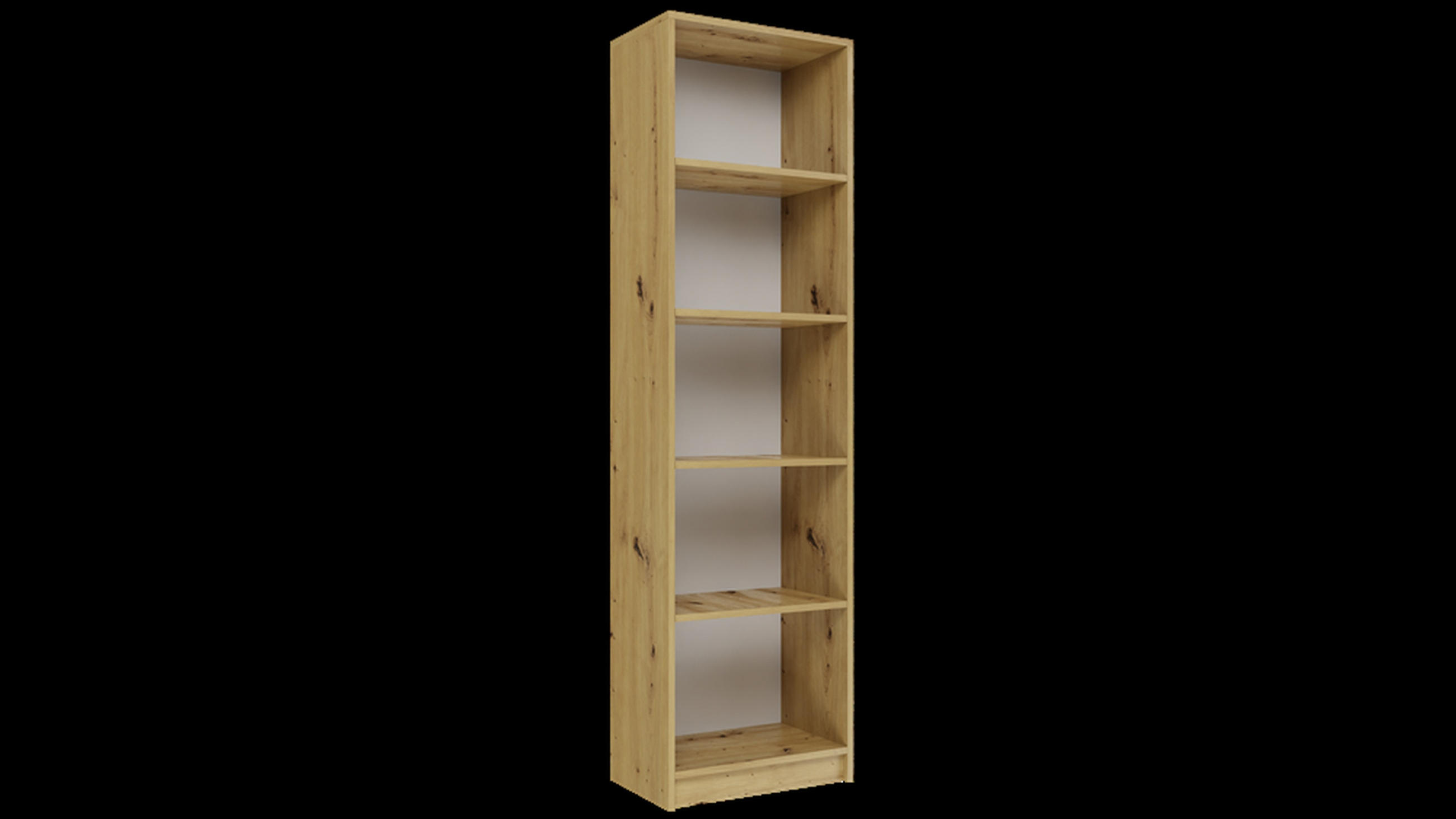 BOKHYLLOR Artisan 50/182/30 - Ek Artisan, Träbaserade material (50/182/30cm) - RAUMHIRSCH FURNITURE