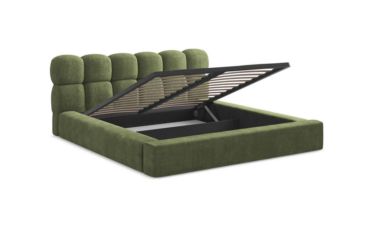 ECKSOFA Rechts Samt Stoff Blau - Blau/Schwarz, Kunststoff/Textil (224/167cm) - Makamii