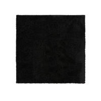 HOCHFLORTEPPICH Soho Schwarz 160x160 cm - Schwarz, Kunststoff (160/160cm) - benuta