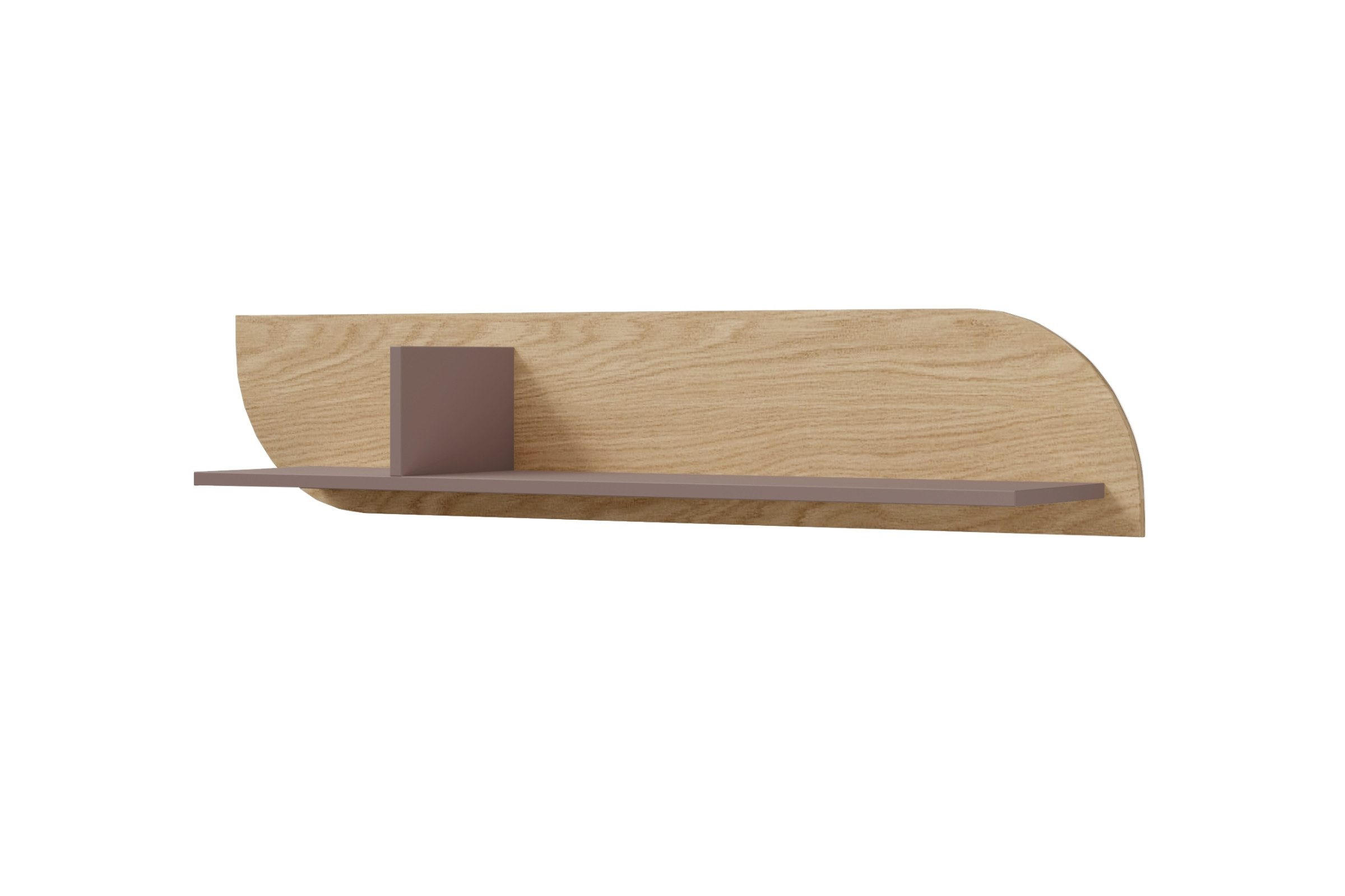 WANDREGAL CARLO 15 120/24/24 cm in Frühlingseiche / Toffee - Eichefarben, Holzwerkstoff (120/24/24cm) - Deine Möbel 24