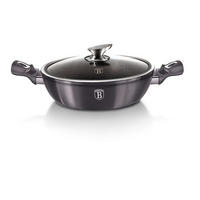 TOPF Graphit 28/28/7.5 cm BH6898 - Graphitfarben, Metall (28cm) - Berlinger Haus