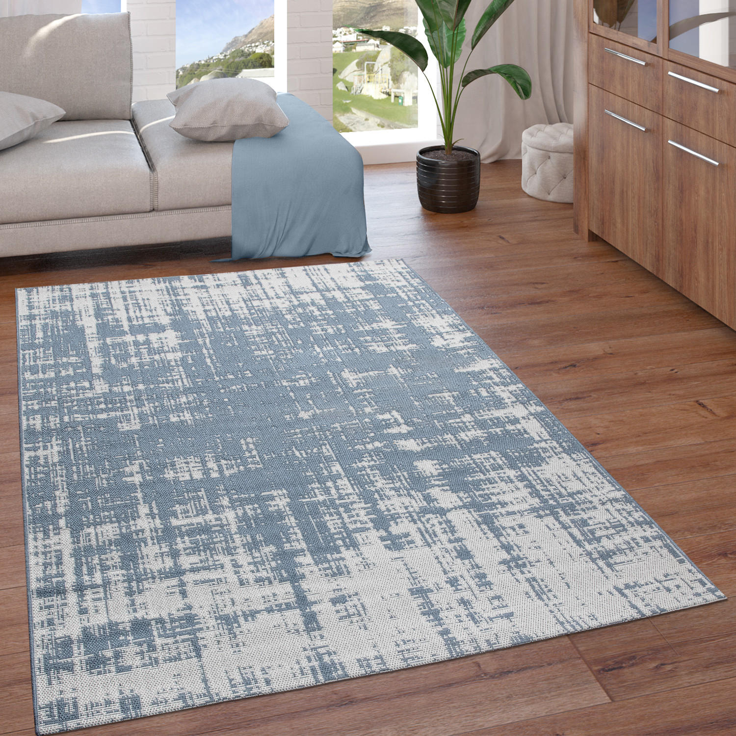 OUTDOORTEPPICH 160/220 cm Nevada 193 - Weiß, Textil (160/220cm) - Paco Home