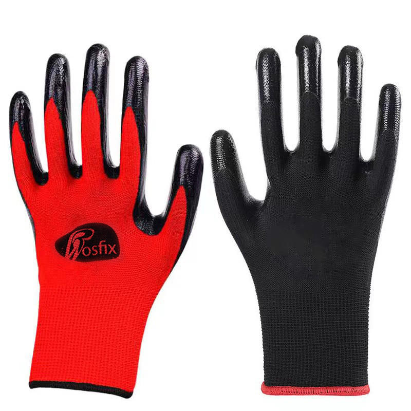 SCHUTZHANDSCHUH Universal, nahtloser Polyesterstrick, Latexbeschichtung, Gr. L/10, 1 Paar, für mittelschwere Arbeiten - Multicolor, Kunststoff/Metall (23/7/1cm)