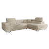 ECKSOFA Torezio, Seite: Rechts - Beige, Holz/Textil (274/203cm) - MIRJAN24