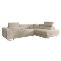 ECKSOFA Torezio, Seite: Rechts - Beige, Holz/Textil (274/203cm) - MIRJAN24