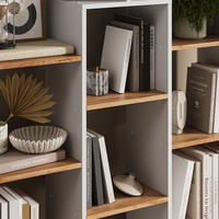 RAUMTEILER Weiß/Goldkraft Eiche 107.2 x 143 cm - Honigeiche/Weiß, Holzwerkstoff (107.2/143/29cm) - Vicco