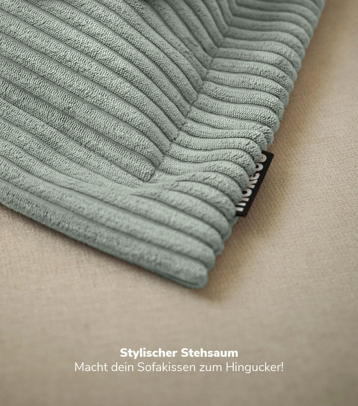 SOFAKISSEN Das Wölkchen - Mintgrün, Textil (70/8cm) - Mokebo